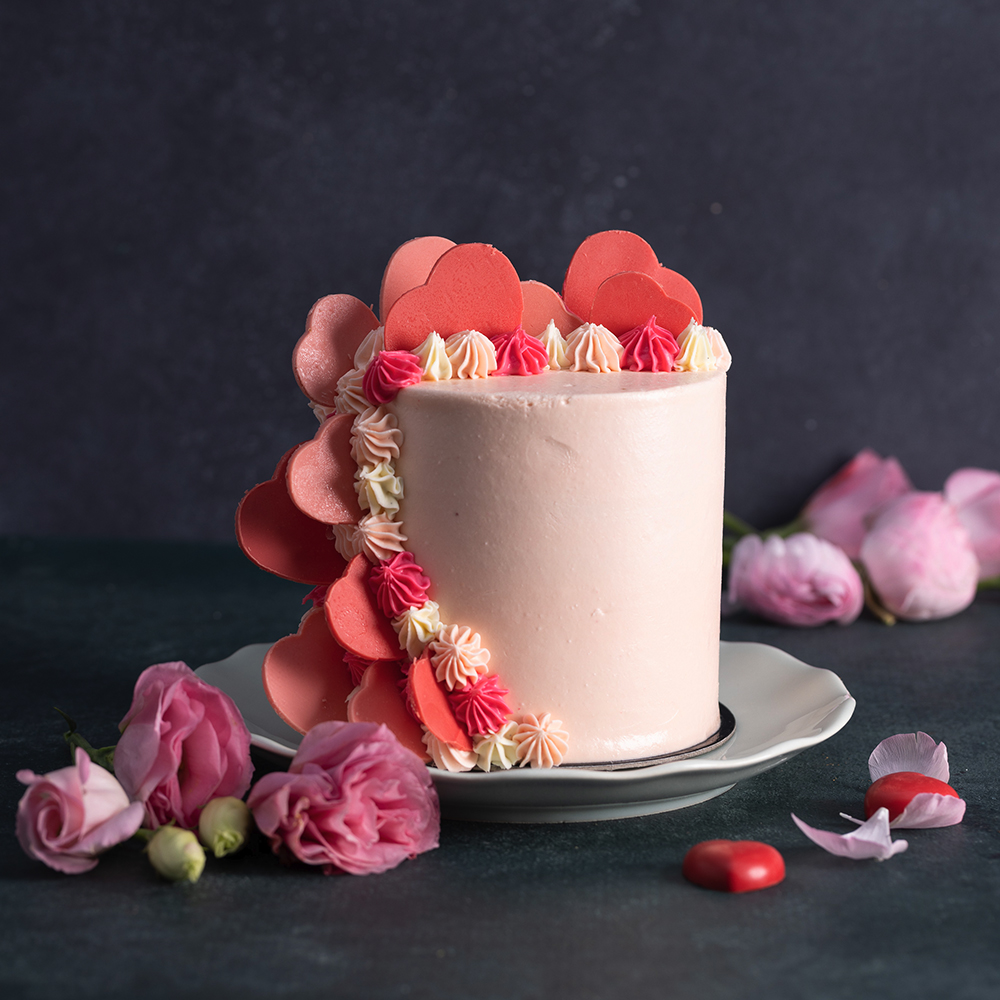 Red Velvet Brownie Cake